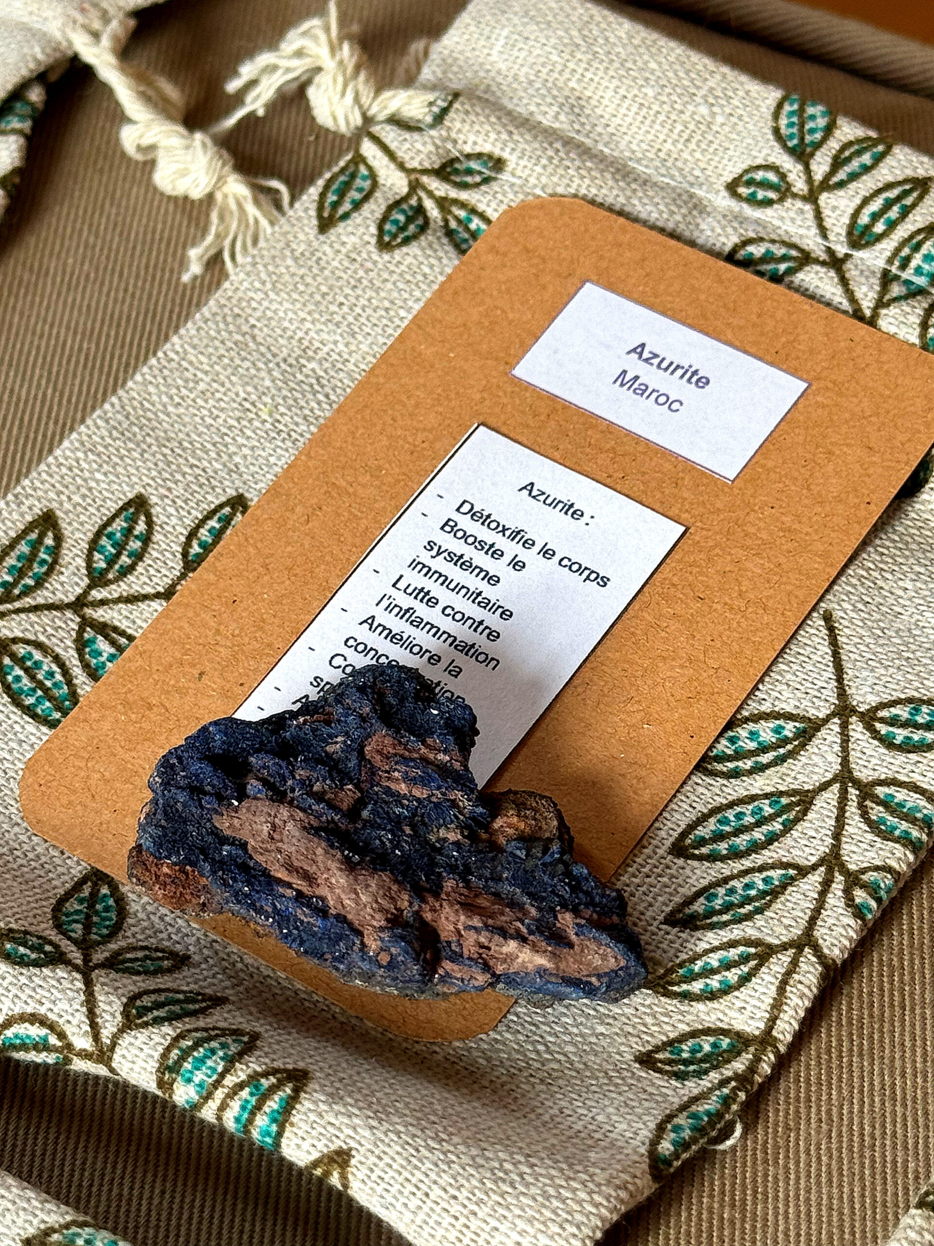 Calendrier de l'Avent pierres semi-précieuses